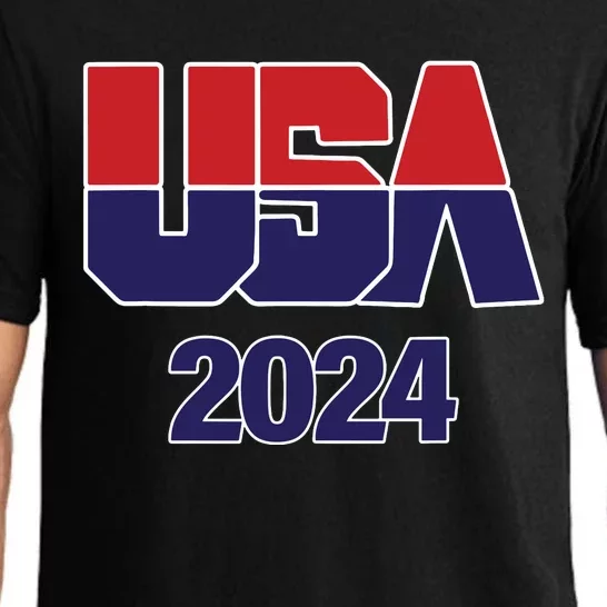 Usa Team 2024 Souvenir American Sports Pajama Set