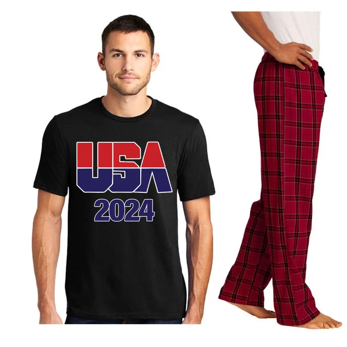 Usa Team 2024 Souvenir American Sports Pajama Set