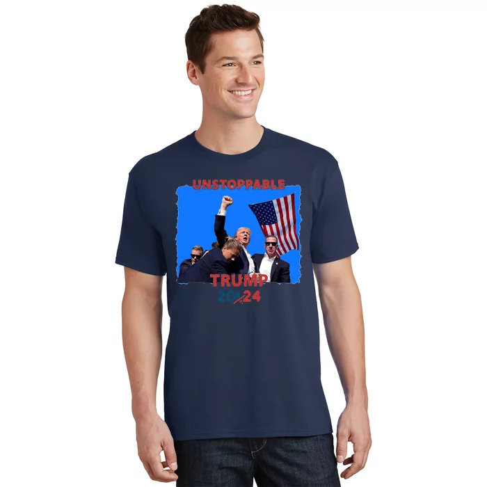 Unstoppable Trump 2024 Donald Trump Survived Shooter T-Shirt