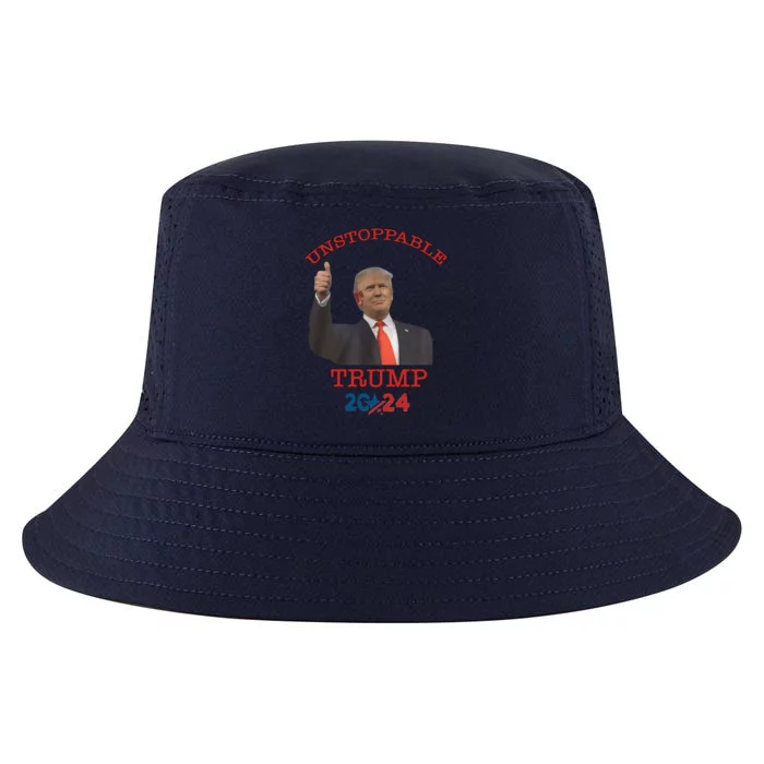 Unstoppable Trump 2024 Donald Trump Survived Shooter Cool Comfort Performance Bucket Hat