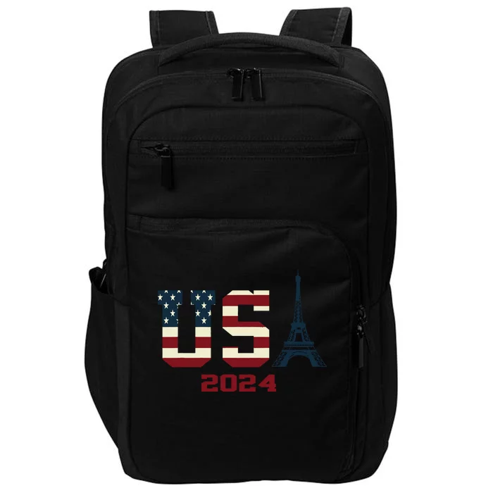 Usa Team American Flag Sport Usa 2024 Impact Tech Backpack