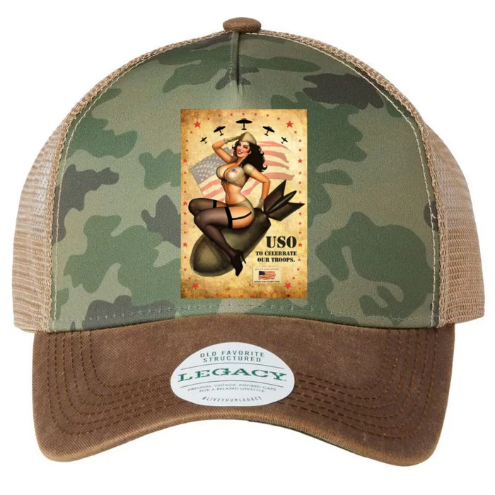 USO To Celebrate Our Troops Bombshell Legacy Tie Dye Trucker Hat