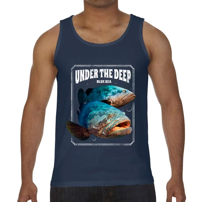 Under The Deep Blue Sea Fish Comfort Colors® Tank Top