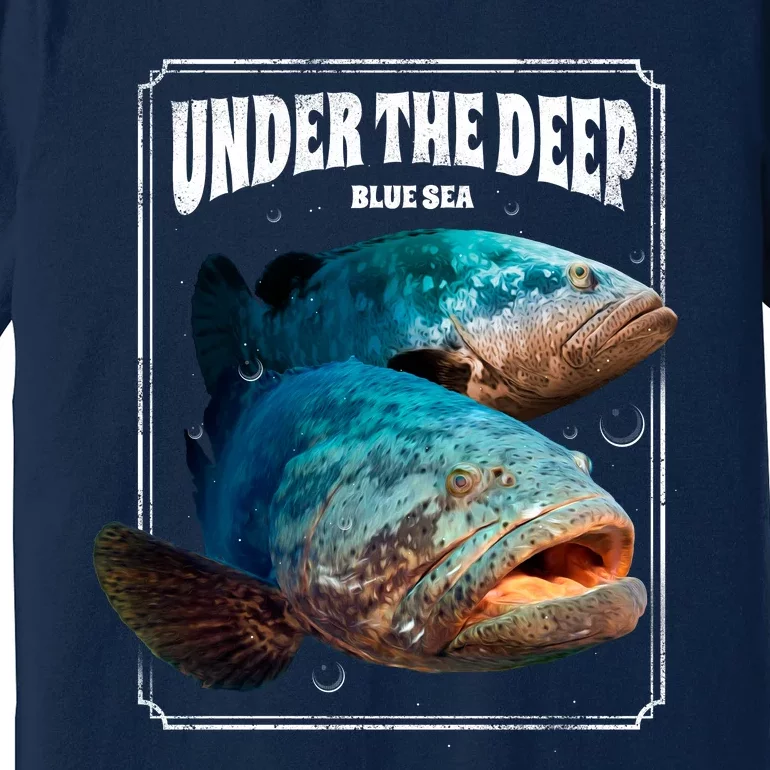 Under The Deep Blue Sea Fish Premium T-Shirt