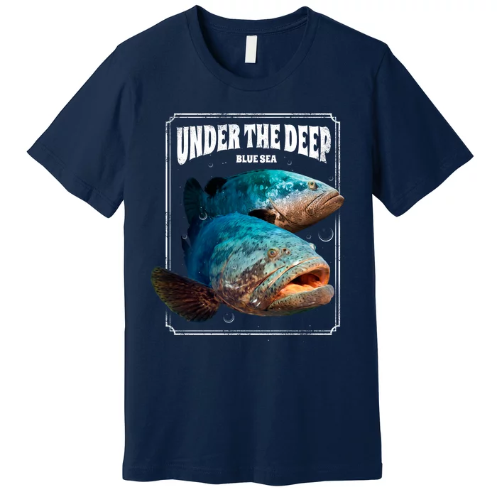 Under The Deep Blue Sea Fish Premium T-Shirt