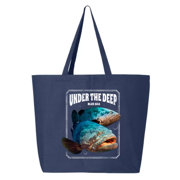 Under The Deep Blue Sea Fish 25L Jumbo Tote