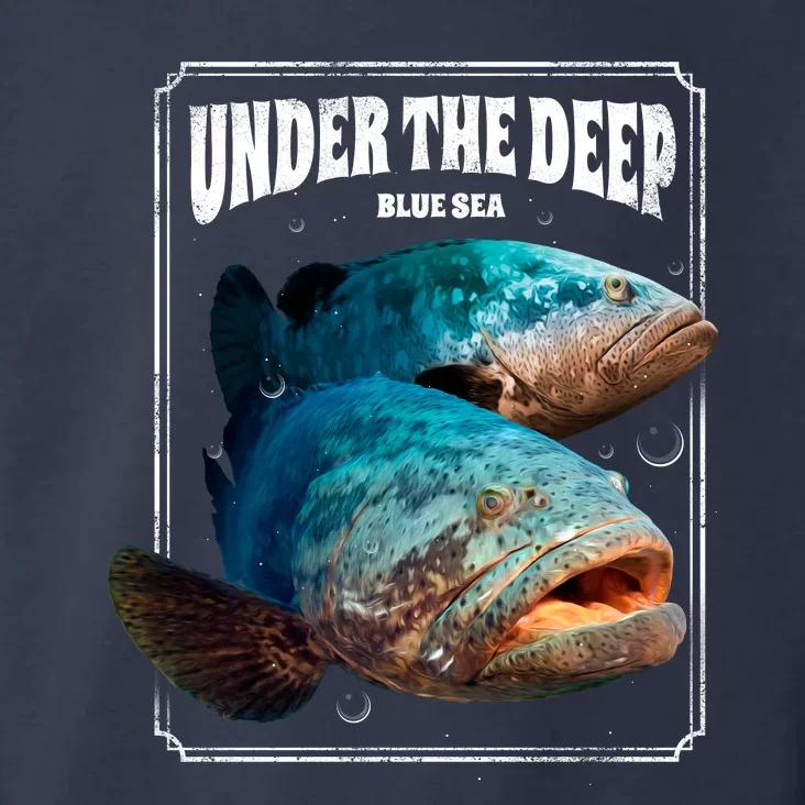 Under The Deep Blue Sea Fish Toddler Hoodie