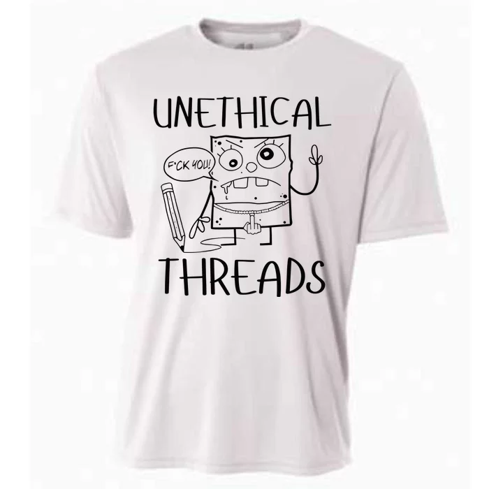 Unethical Threads Doodlebob Fuck You Cooling Performance Crew T-Shirt