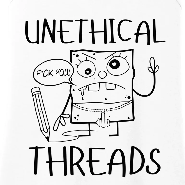 Unethical Threads Doodlebob Fuck You Ladies Essential Tank