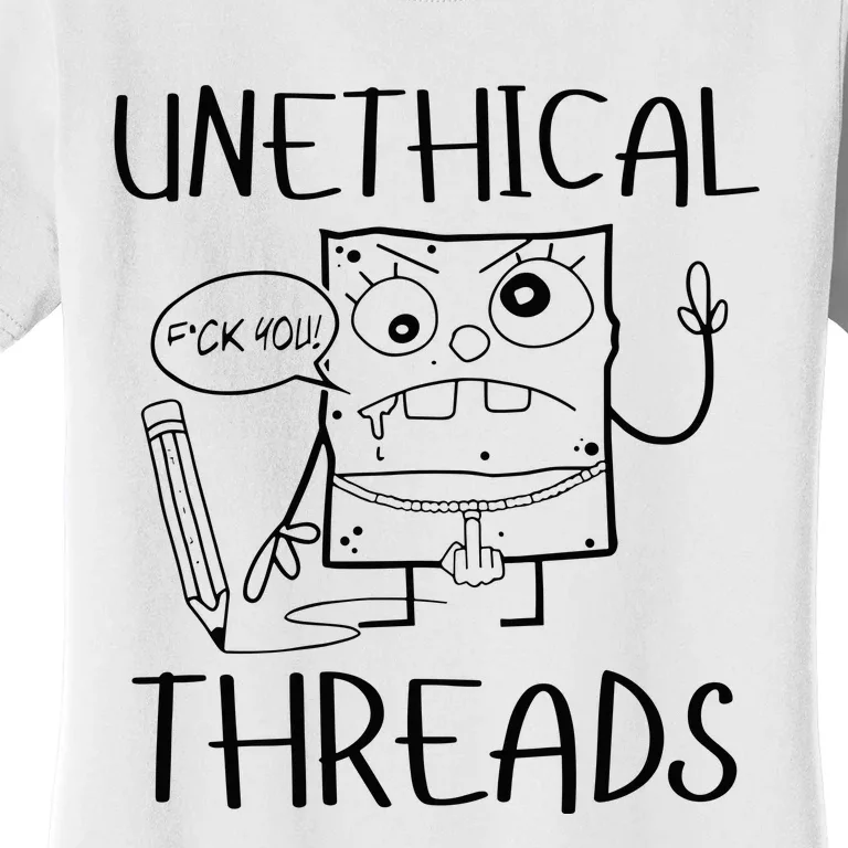 Unethical Threads Doodlebob Fuck You Women's T-Shirt