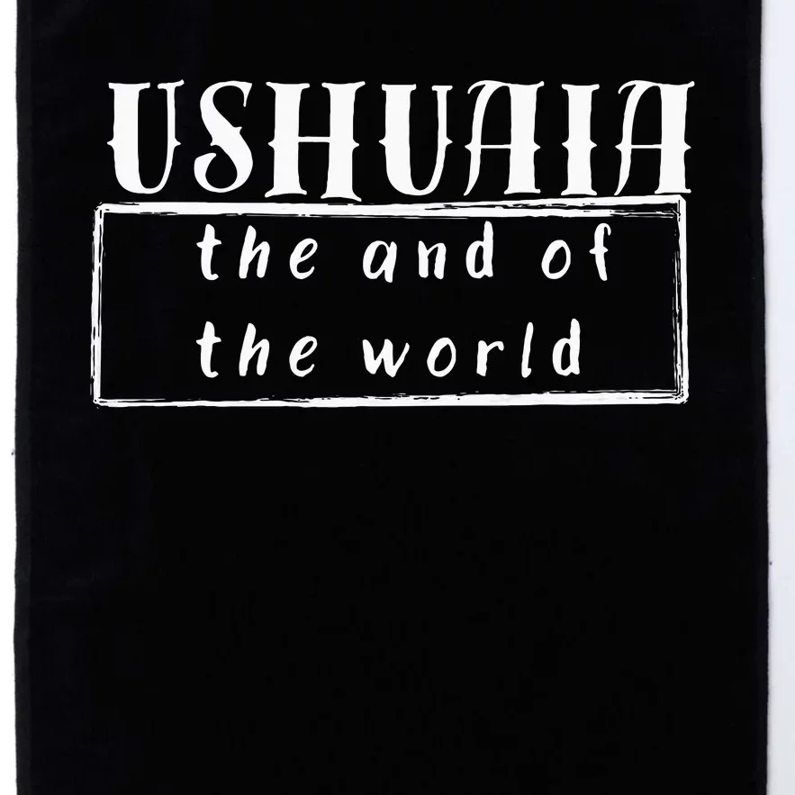 Ushuaia The End Of The World Platinum Collection Golf Towel