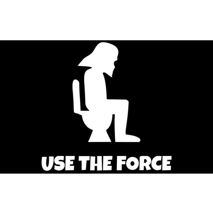 Use The Force Funny Pooping Bumper Sticker