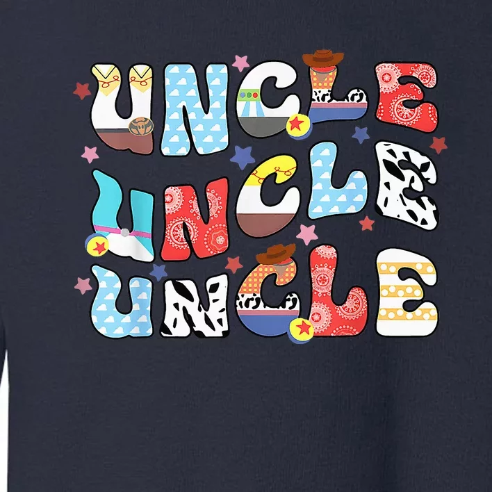 Uncle Toy Funny Story Grandpa Fathers Day Toddler Sweatshirt