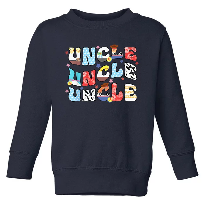 Uncle Toy Funny Story Grandpa Fathers Day Toddler Sweatshirt