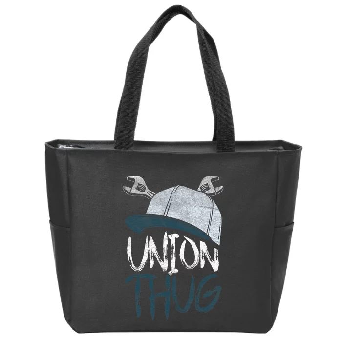 Union Thug Labor Day Skilled Union Laborer Worker Zip Tote Bag