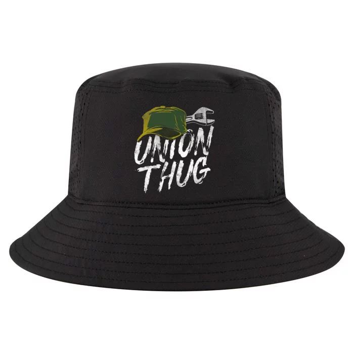 Union Thug Labor Day Skilled Union Laborer Worker Design Cool Comfort Performance Bucket Hat