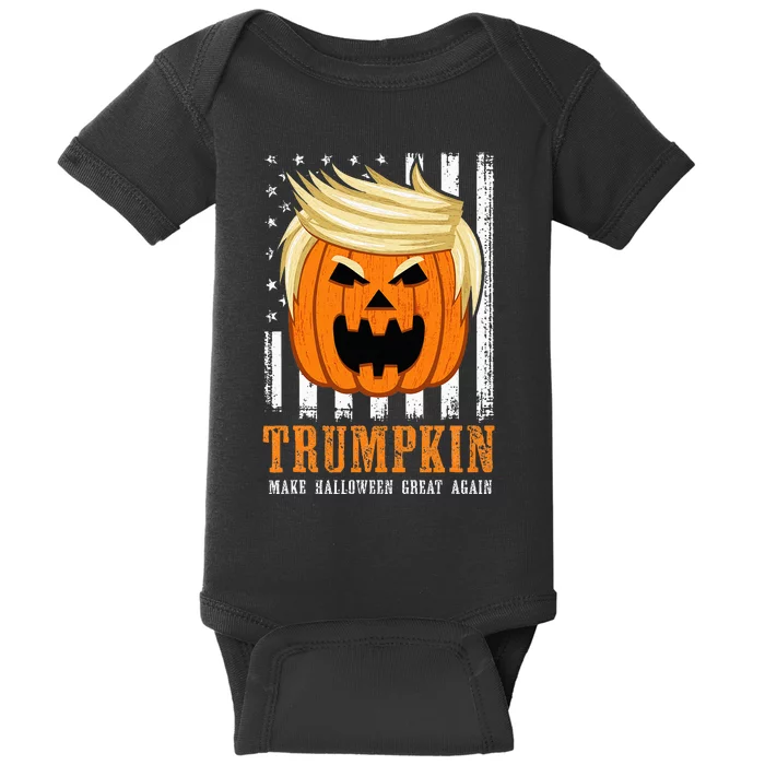 USA Trumpkin Make Halloween Great Again Funny Baby Bodysuit