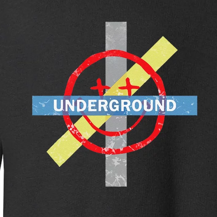 Underground Techno Music Toddler Sweatshirt