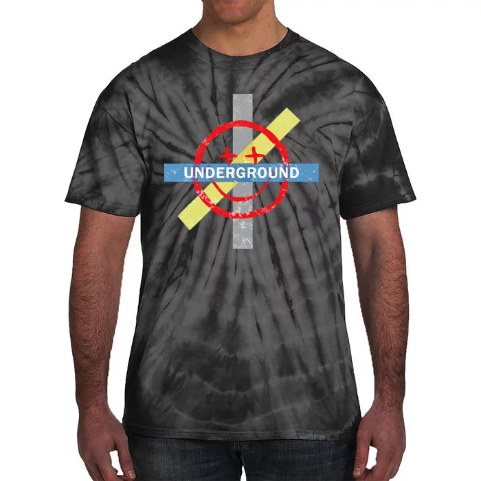 Underground Techno Music Tie-Dye T-Shirt