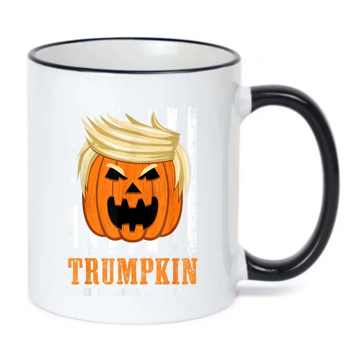 Usa Trumpkin Make Halloween Great Again Funny Black Color Changing Mug