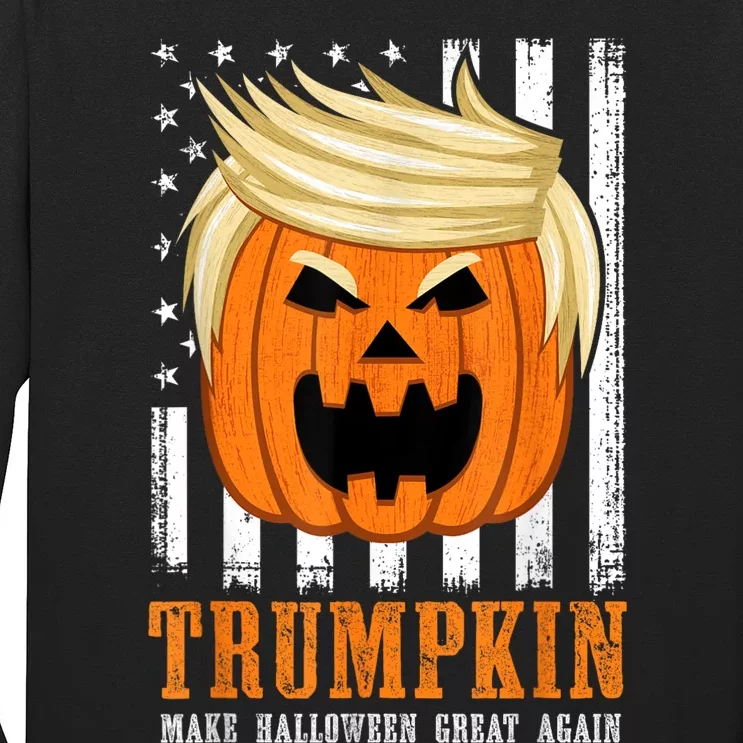 Usa Trumpkin Make Halloween Great Again Funny Long Sleeve Shirt