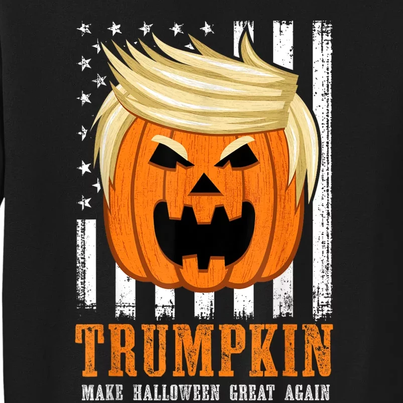 Usa Trumpkin Make Halloween Great Again Funny Tall Sweatshirt