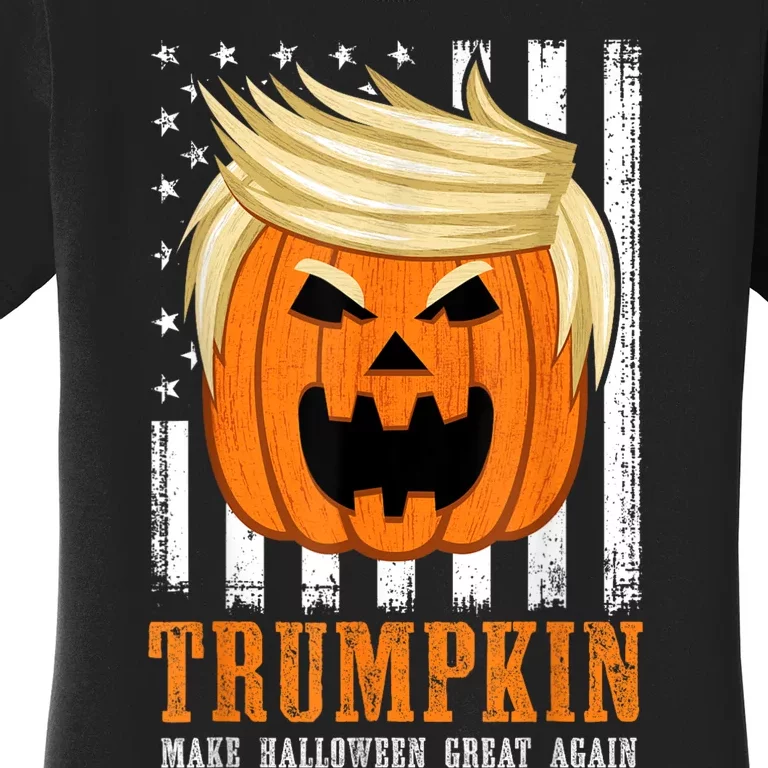 Usa Trumpkin Make Halloween Great Again Funny Women's T-Shirt