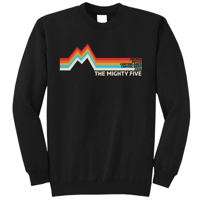 Utahs The Mighty Five National Parks Swea Tall Sweatshirt