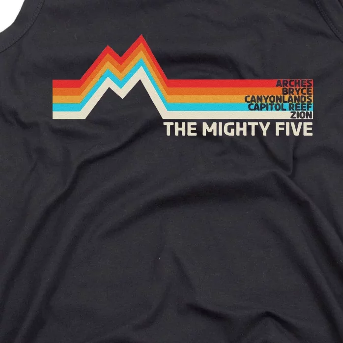 Utahs The Mighty Five National Parks Swea Tank Top