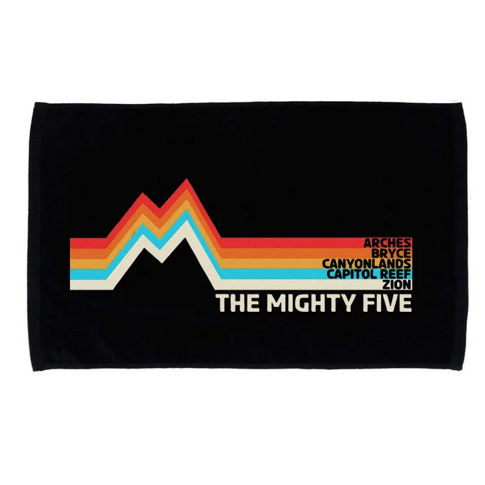 Utahs The Mighty Five National Parks Swea Microfiber Hand Towel