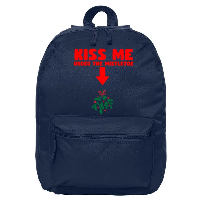 Under The Mistletoe Christmas 16 in Basic Backpack