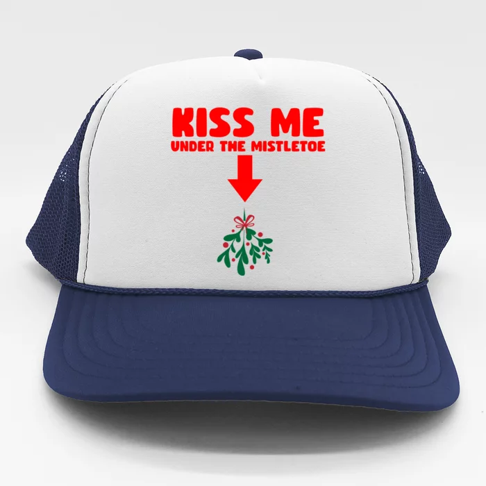 Under The Mistletoe Christmas Trucker Hat