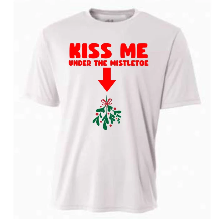 Under The Mistletoe Christmas Cooling Performance Crew T-Shirt