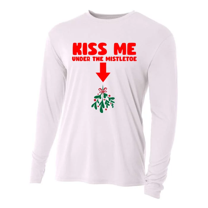 Under The Mistletoe Christmas Cooling Performance Long Sleeve Crew