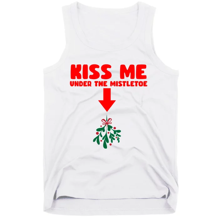 Under The Mistletoe Christmas Tank Top