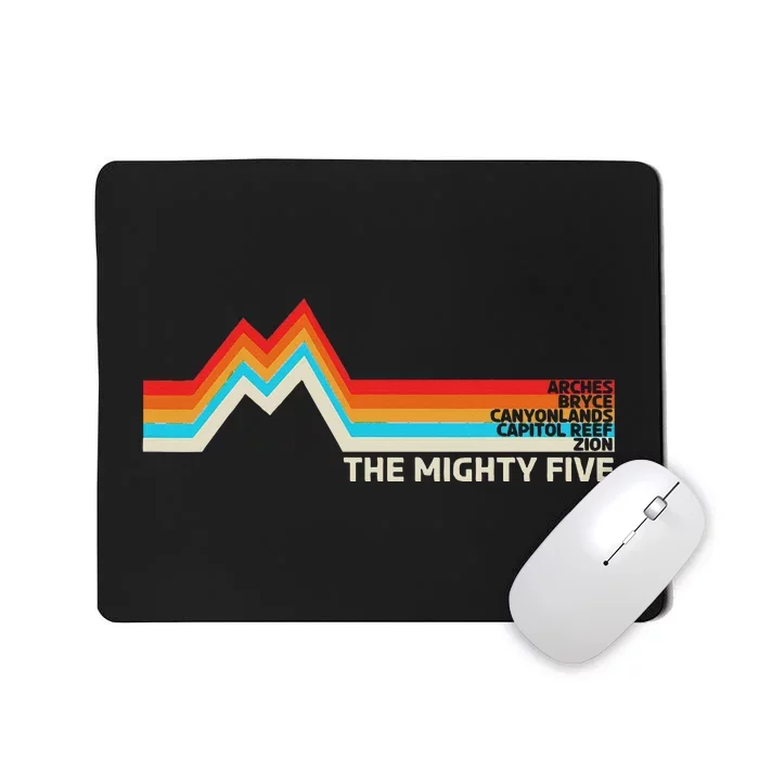 Utahs The Mighty Five National Parks Mousepad