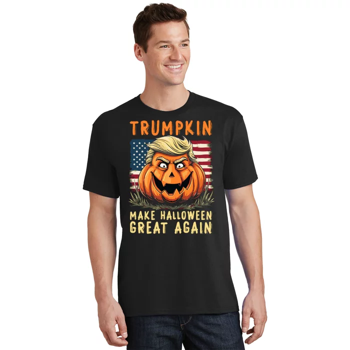 Usa Trumpkin Make Halloween Great Again Funny Trump T-Shirt