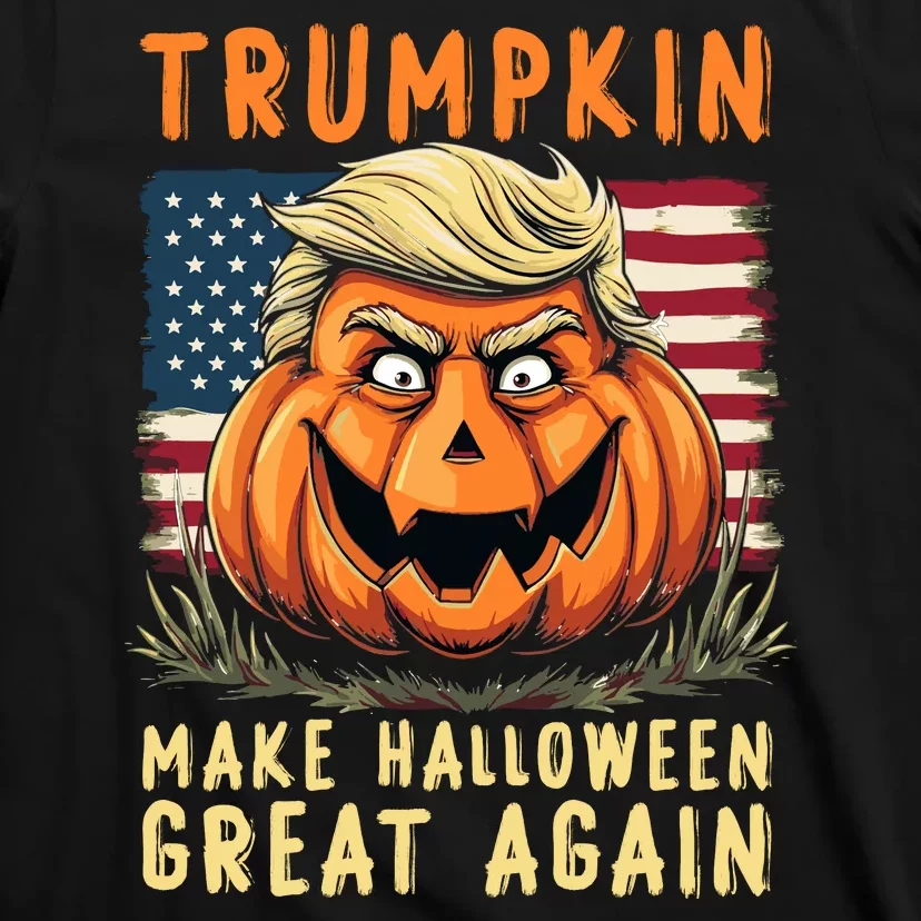 Usa Trumpkin Make Halloween Great Again Funny Trump T-Shirt