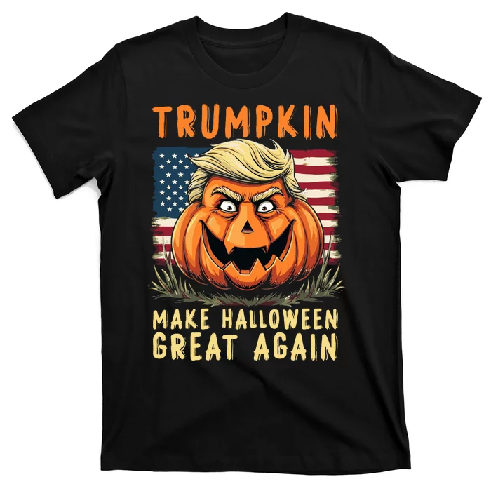 Usa Trumpkin Make Halloween Great Again Funny Trump T-Shirt