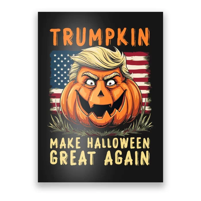 Usa Trumpkin Make Halloween Great Again Funny Trump Poster