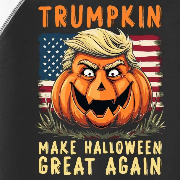 Usa Trumpkin Make Halloween Great Again Funny Trump Toddler Fine Jersey T-Shirt