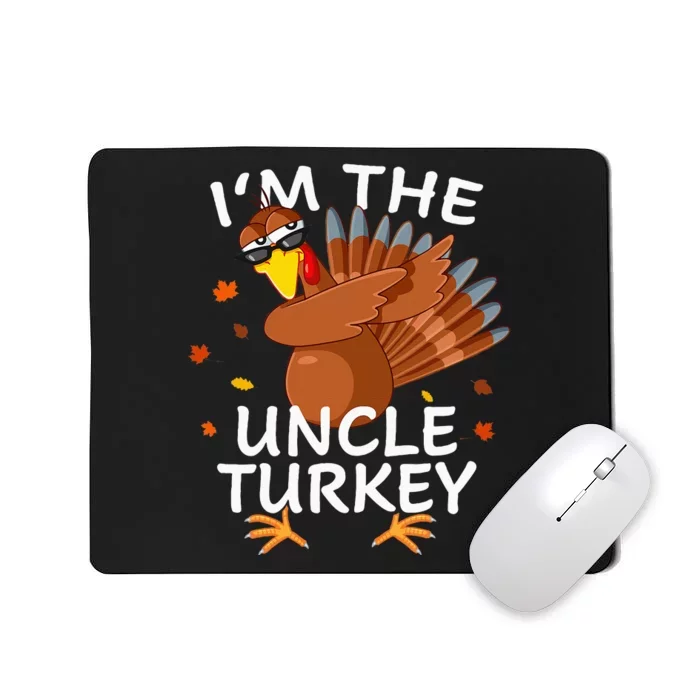 Uncle Turkey Matching Thanksgiving Pajamas Family Mousepad