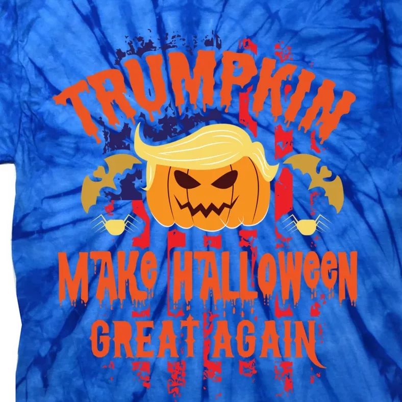 Usa Trumpkin Make Halloween Great Again With Flag Gift Cool Gift Tie-Dye T-Shirt