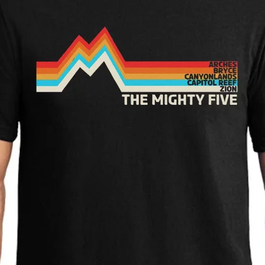 Utahs The Mighty Five National Parks Swea Pajama Set