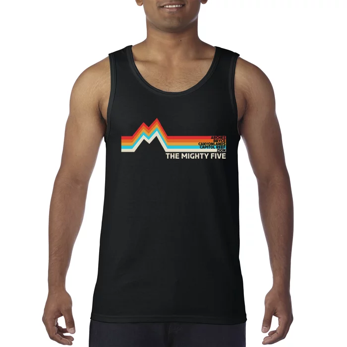 Utahs The Mighty Five National Parks Swea Tank Top