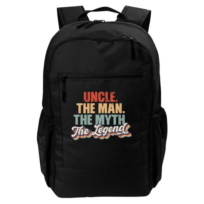 Uncle The Man The Myth The Legend Funny Vintage Retro Cool Daily Commute Backpack