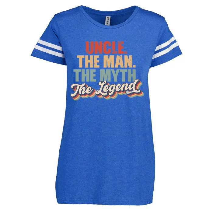 Uncle The Man The Myth The Legend Funny Vintage Retro Cool Enza Ladies Jersey Football T-Shirt