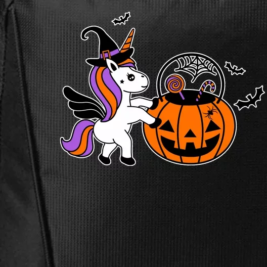 Unicorn Treat Or Trick Halloween City Backpack