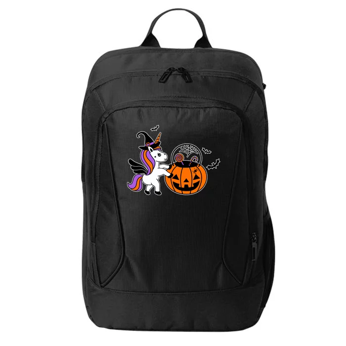 Unicorn Treat Or Trick Halloween City Backpack