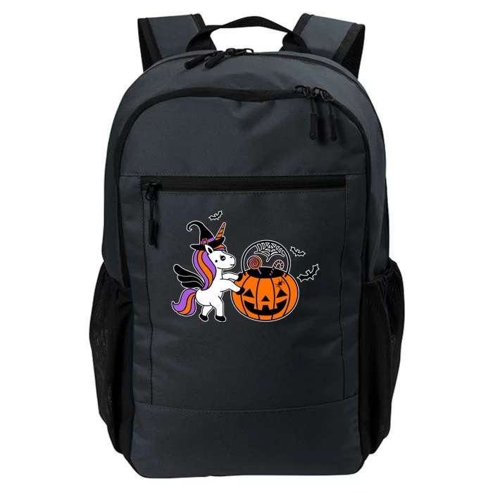 Unicorn Treat Or Trick Halloween Daily Commute Backpack